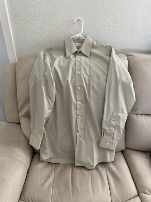 Van Heusen Wrinkle Free Dress Shirt Men's Long Sleeve 15 1/2 , 33/33 Medium  | eBay