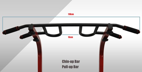 Power Tower - Chin Up Pull Up Multi-Grip Bar Station - Dip - VKR Knee Raise - Picture 4 of 7