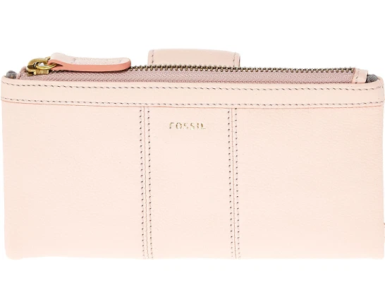 Fossil Ella Wallet / Purse, Leather, Dusky Pink, BNWT, Free tracked post  RRP £69 | eBay