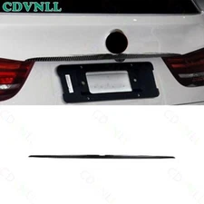 For BMW X5 X6 2014-2018 Rear Carbon Fiber Rear Tailgate Trunk Lid Strip Trim 1*