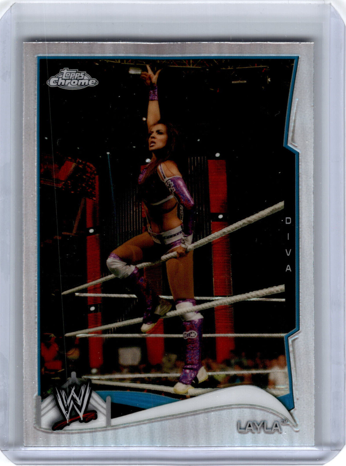2014 Topps Chrome WWE Refractor Layla #79