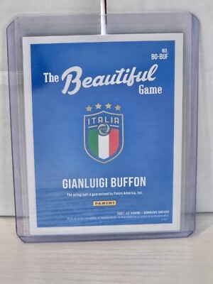 GianLuigi Buffon 2021-22 Panini Donruss Soccer #BG-BUF Green
