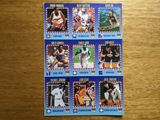 MICHAEL JORDAN ROOKIE BASEBALL SI FOR KIDS 1994 LISA LESLIE ROOKIE UNCUT SHEET