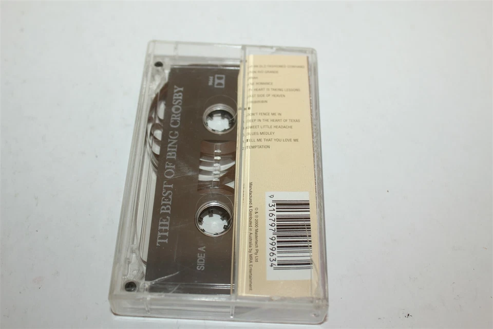The Best Of Bing Crosby Cassette Tape 2000 Mastertech 9044 - Image 3 of 4
