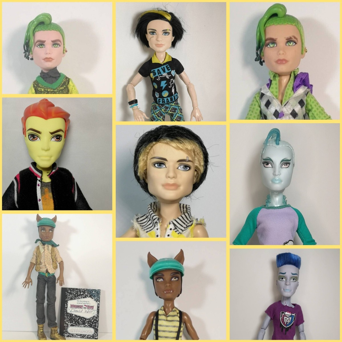 Billy Doll Monster High Guy Dolls Monster High 2013 SCARE MESTER