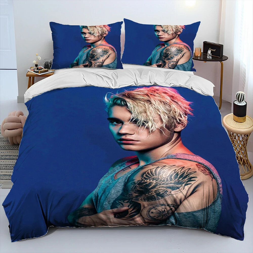 ジャスティンビーバー　ブランケット Justin-Bieber JBiebs Comforter set Duvet Cover Bed Set Quilt Cover