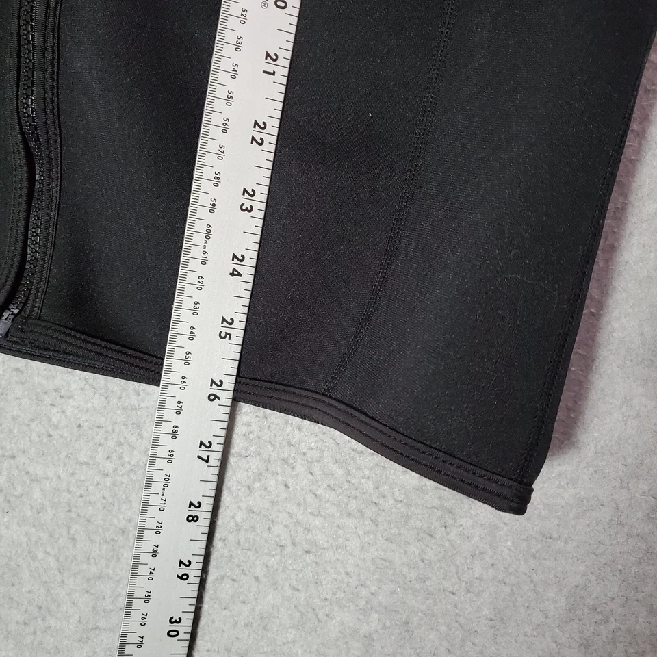 Chaqueta Head Mujer 2XL Chaleco Negro Cremallera Completa Logo Spellout Sin Mangas Cuello Redondo Foto 4 de 4