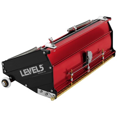LEVEL5 Drywall Tools 12'' MEGA Flat Finishing Box [2nd Generation] 4-769R