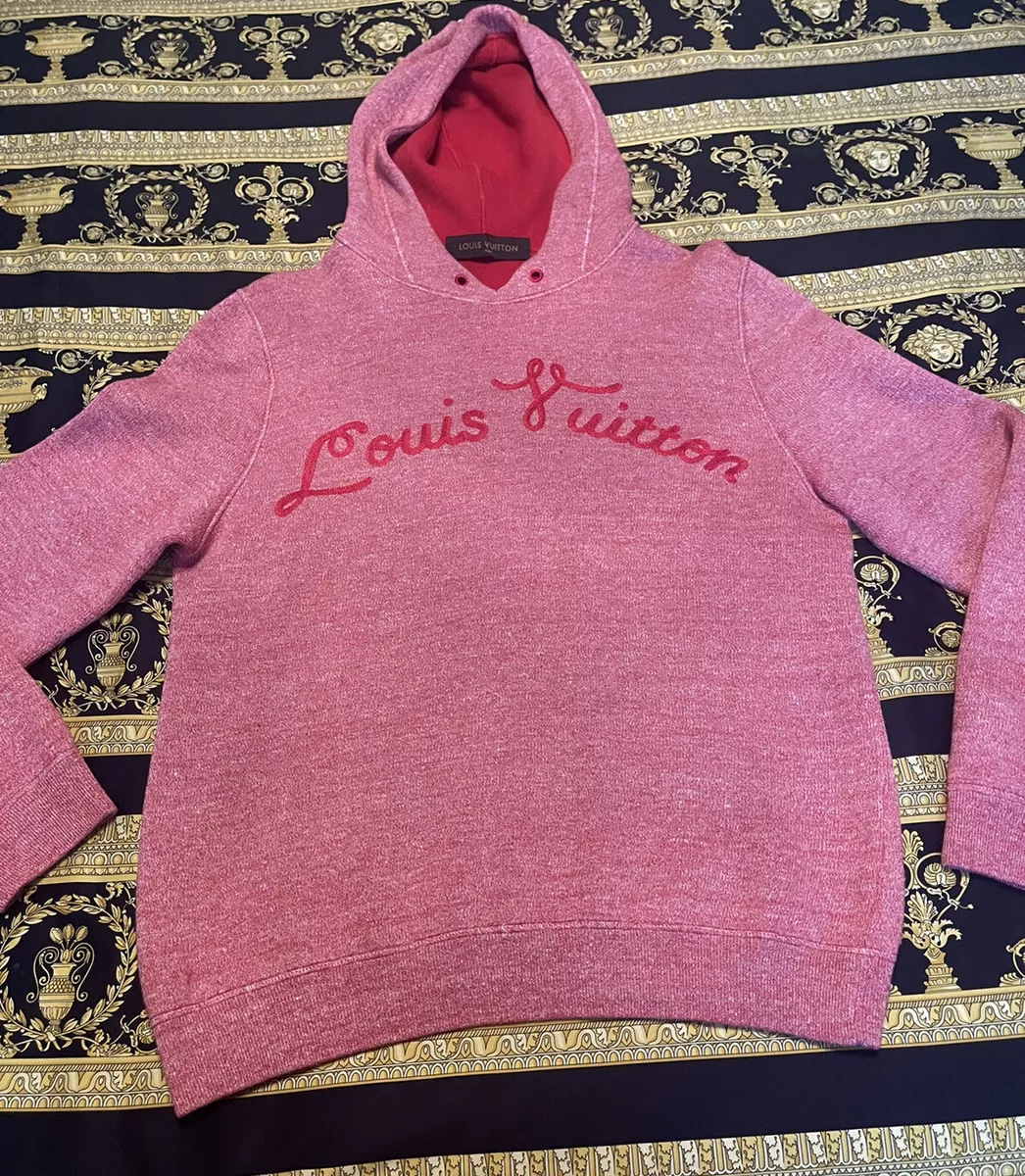 100% Authentic Louis Vuitton SCRIPT LOGO LV Millionaire Hoodie LV