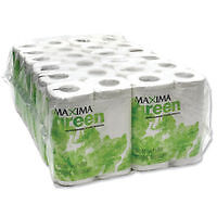Image of Maxima Green 2-Ply White Toilet Roll 200 Sheet (48 Pack) KMAX200G