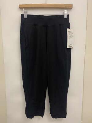 Lululemon Rejuvenate Crop 18'' NWT Sizes 2 4 8 Black Nulu Slight Drop Crotch