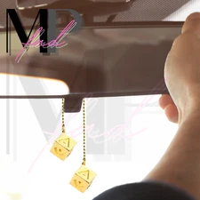 Star Wars Rear View Mirror Car Hanging Charm Accessory HAN SOLO LUCKY GOLD DICE