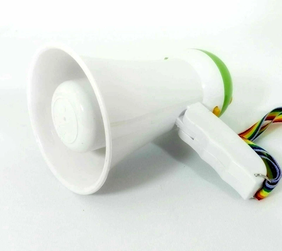 MEGAFONO PORTATILE MINI ALTOPARLANTE REGOLAZIONE VOLUME SIRENA SCUOLA LAVORO