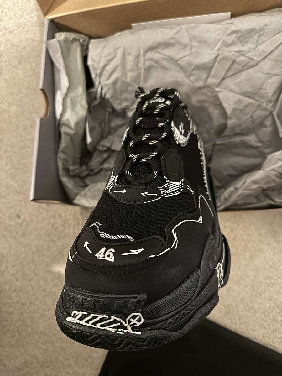 BALENCIAGA サイズ46 Balenciaga Triple S Sketch Brand New Size 46 | eBay
