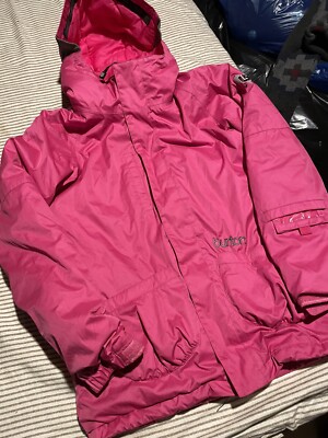 BURTON SNOW JACKET Kids XL Pink Snowboard Hooded | eBay