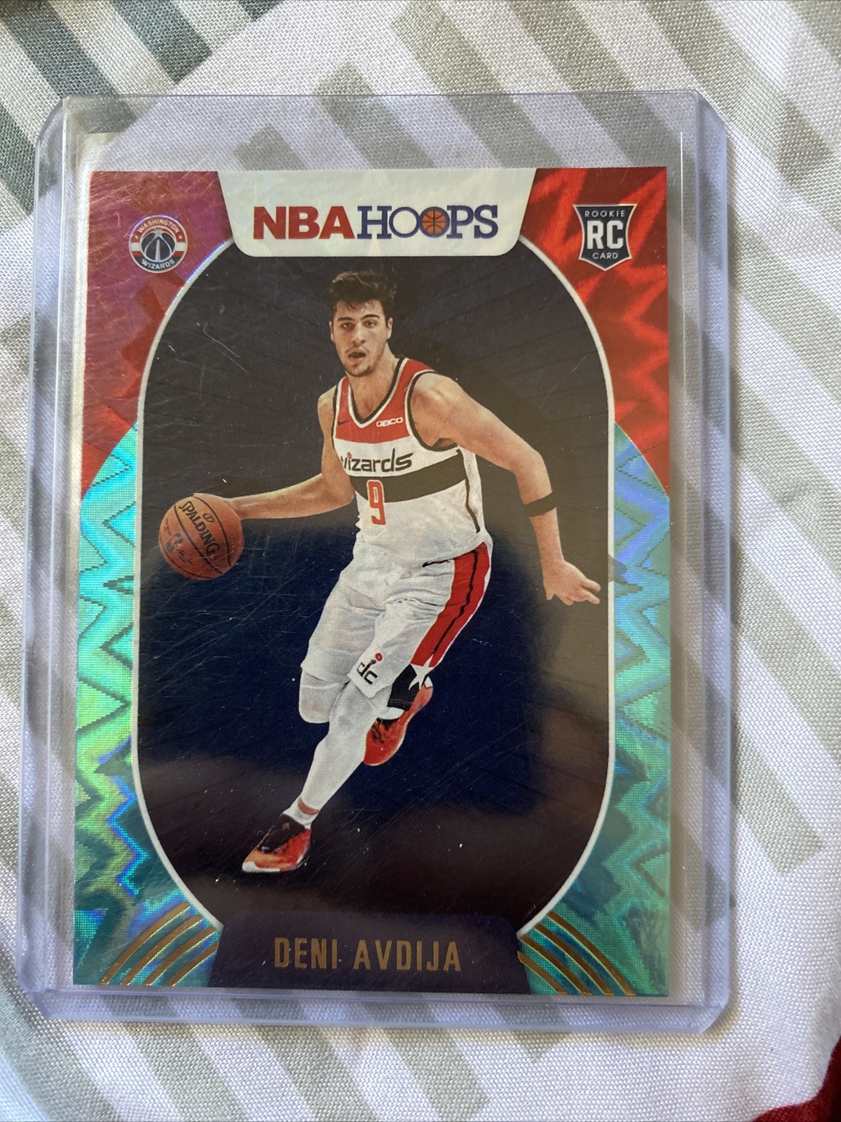 2020-21 NBA HOOPS DENI AVDIJA TEAL EXPLOSION ROOKIE #201