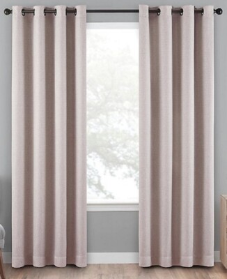 Eclipse Absolute Zero 100% Blackout Window Panel 50 x 95'' Grommet Denim New, Q5