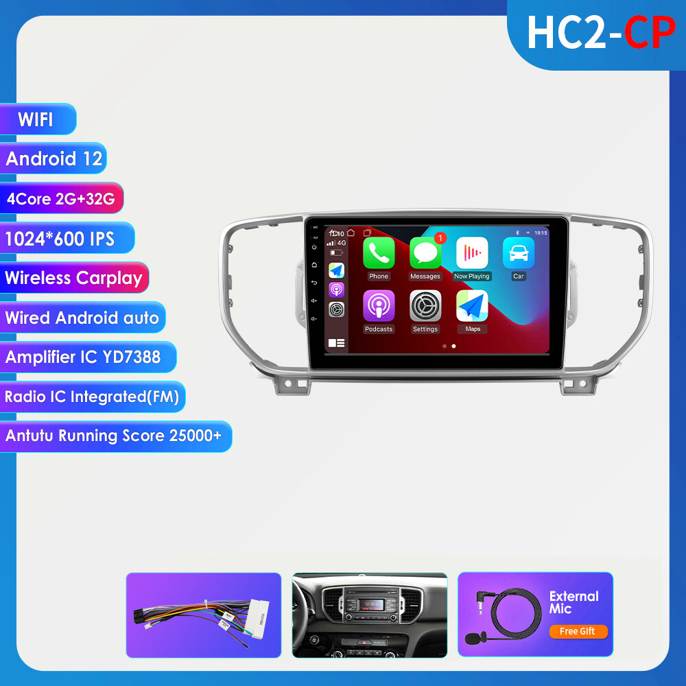 32G For KIA Sportage KX5 9'' Android 11 Carplay Car GPS Navi