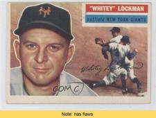 1956 Topps Whitey Lockman #205 READ 2u3