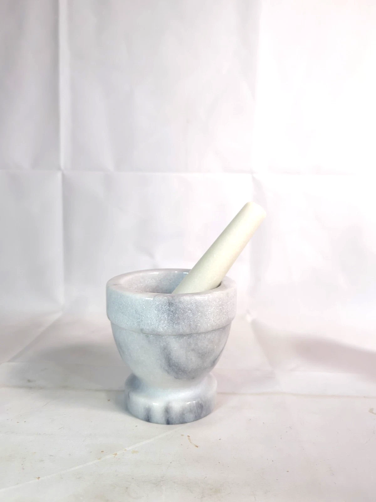 NOS VINTAGE MORTAR MARBLE STONE & PESTLE