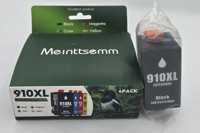 Meinttsemm 910XL Premium Ink 4 Pack Plus Extra Black Xl