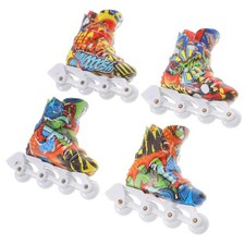 2 Pairs Finger Rollschuhe Spielzeug Lernspielzeug F&uuml;r Kinder Schulbedarf