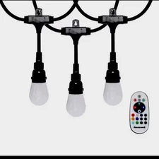 NEW Honeywell In/Outdoor 48' Color Change LED String Lights 15 Bulb