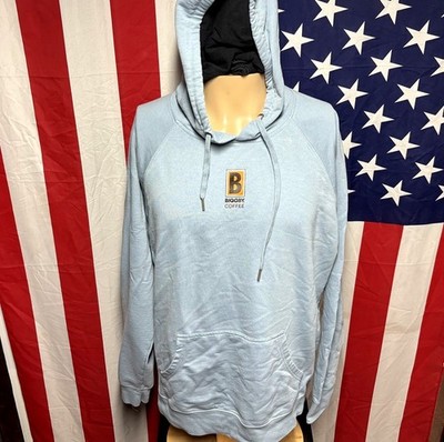BIGGBY COFFEE Michigan hoodie 2XL pullover OG sweatshirt XXL logo Caramel Marvel