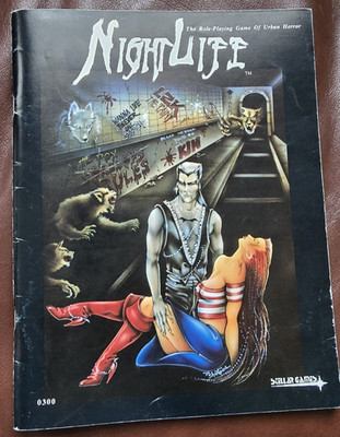 Stellar Games 0300 - Nightlife Role Playing Game of Urban Horror - RPG - Signed!