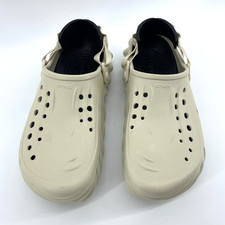 Crocs Echo Clog Mens Size 12 Beige Slip On Comfort Foam Casual Shoes