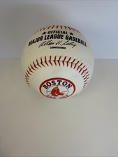 Oversized, Official MLB Baseball Rawlings, Red Sox, 2 autographs.