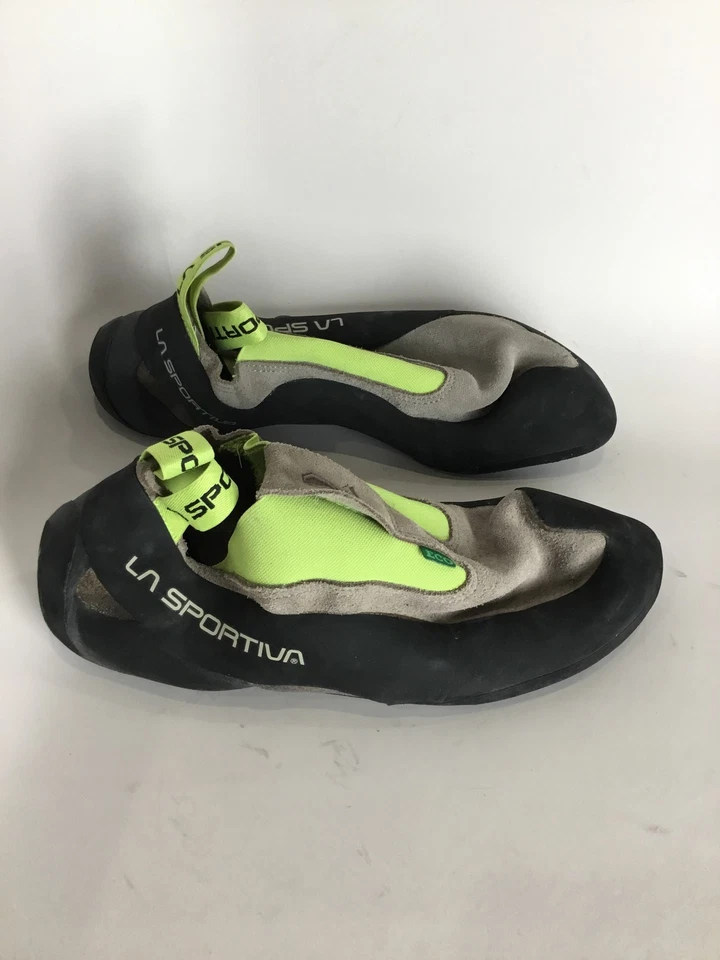 Zapato de escalada La Sportiva Cobra Eco para hombre - marrón/verde manzana - talla 45 Foto 3 de 4