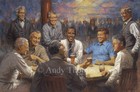 The Democratic Club; US Presidents Canvas Giclee AP; Andy Thomas, 20x30
