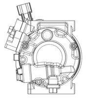 1X Mahle ACP 633 000P Kompressor Klimaanlage FüR KIA Hyundai