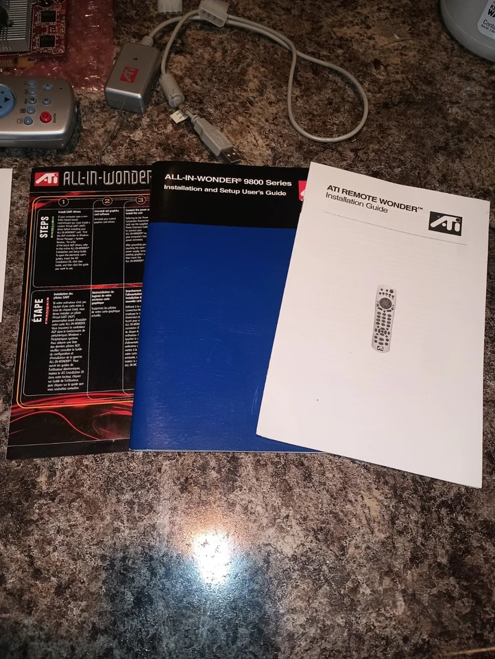 ATI Radeon All-In-Wonder 9800 PRO 128MB AGP Graphics Card + Extras - Win 98 / XP - Image 4 of 4