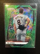 Panini Green Prizm Baltimore Cal Ripken 01/75 Bookend = 1/1