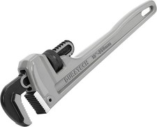 DURATECH Pipe Wrench, Heavy Duty Aluminum Straight Pipe Wrench, 10-inch/250mm A
