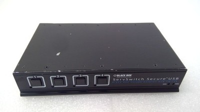 Black Box 4-Port ServSwitch Secure with USB SW4007A-USB KVM Switch *READ*