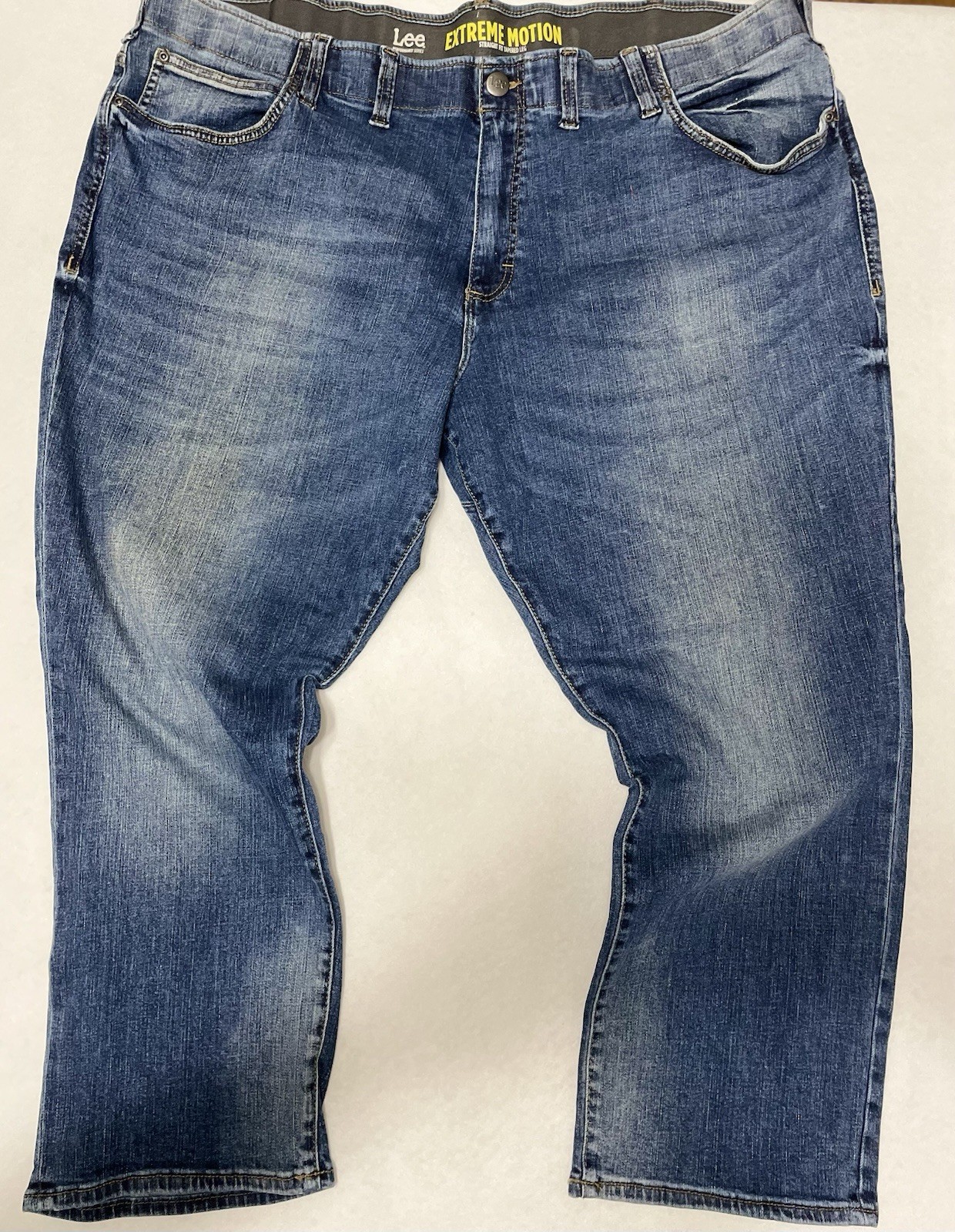 Mens 50x28 Straight Fit Tapered Leg Preppy Casual