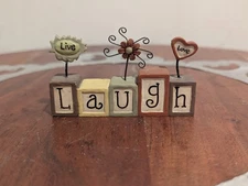 Blossom Bucket Suzi Skoglund 2010 Live Love Laugh Resin Figurine