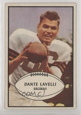 1953 Bowman Dante Lavelli #15 HOF wy5