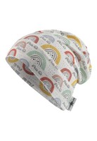 Sterntaler Beanie MüTze MäDchen 51 Ecru Jersey Regenbogen Bedruckt Kinder