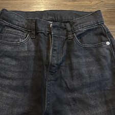 Art Class Girls Dad Jeans Black High Rise Straight Leg Size 10