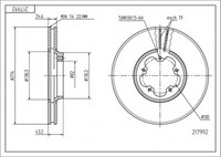 Hart Tarcze III 2X Bremsscheiben Ø 276 BelüFtet FüR Ford Transit Bus Renault