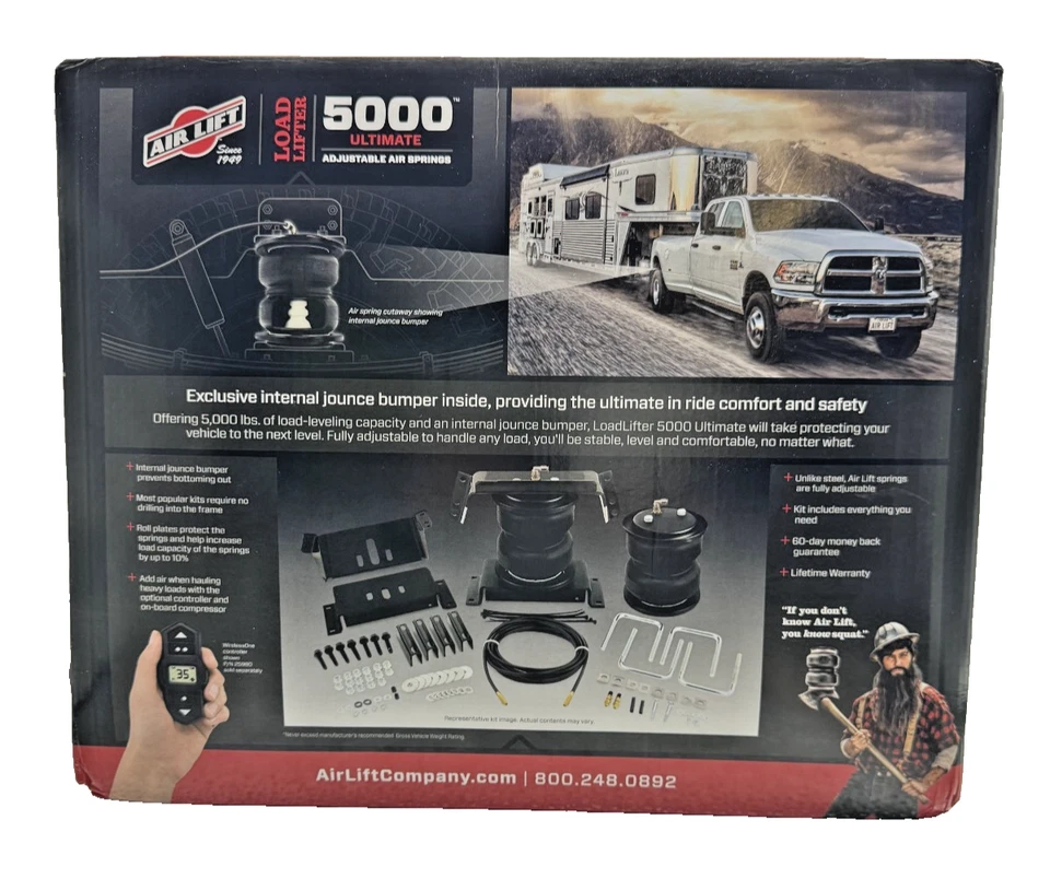 Elevador neumático 88383 LoadLifter 5000 para Toyota Tundra 22-25 - Kit de resorte neumático trasero Foto 3 de 4
