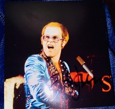 Elton John Hand Signed Autograph Photo