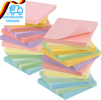 Zczn 24 BlöCke Haftnotizen 76 X 76 Mm, Klebezettel Zum Beschriften, 8 Zarte Farb