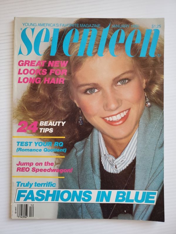 January 1982 SEVENTEEN magazine Nicolle Ward Pamela Gidley REO