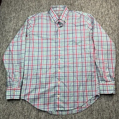 Peter Millar Shirt Mens Medium Crown Ease Button Down Dress Long Sleeve Golf