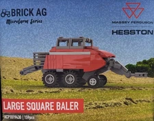 Massey Ferguson Large Square Baler 159-Piece Building Brick Set (ACP1019430)